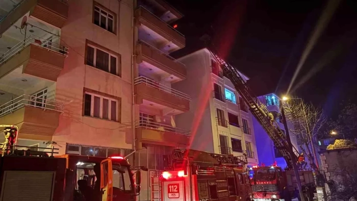 Lüleburgaz'da Ev Yangını